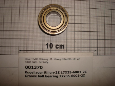 Grooved ball bearing,17x35mm