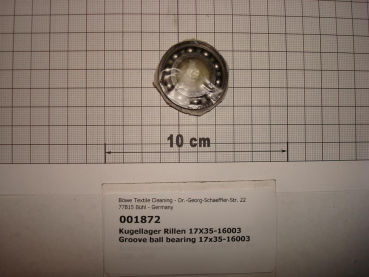 Grooved ball bearing,17x35x8mm