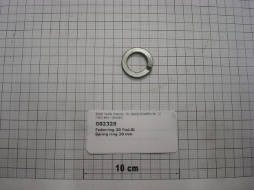 Spring ring,DIN127,M20,galvanized