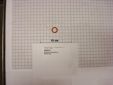 Copper sealing ring,13x19x3mm,M12,DIN7603