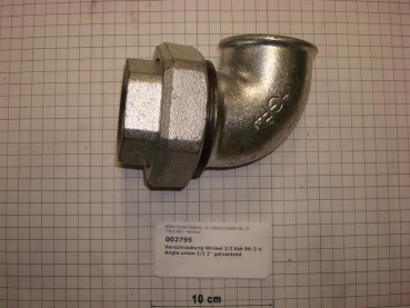 Elbow union,96V50,I/I,2",conical sealing,galvanized