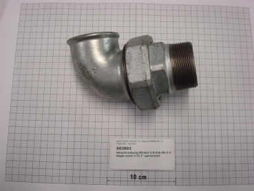 Elbow union,98V50,I/O,2",conical sealing,galvanized