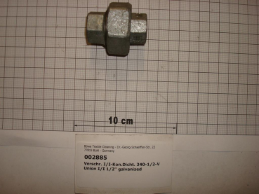 Screw connection,I/I,conical sealing,340V15,1/2",galvanized