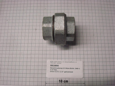 Screw connection,I/I,conical sealing,340V40,1 1/2",galvanized