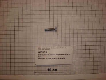 Hexagon screw DIN933,M6x25mm,8.8,galvanized