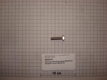 Hexagon screw DIN933,M8x30mm,A2 stainless steel