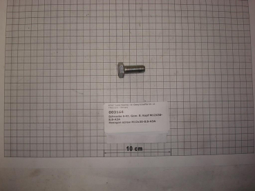 Hexagon screw DIN933,M12x30mm,8.8,galvanized