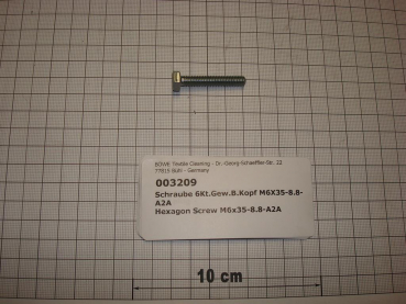 Hexagon screw DIN933,M6x35mm,8.8,galvanized