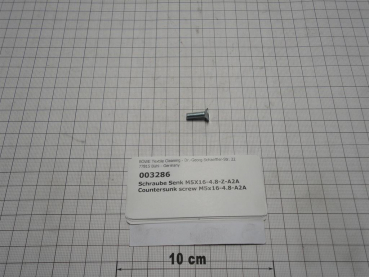 Countersink screw,DIN963,M5x16mm,4.8,galvanized