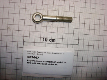 Eye screw DIN444,A,M10x60mm,4.6,galvanized