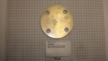 Cover flange,120x6mm,4-hole,P470,SI70,P25