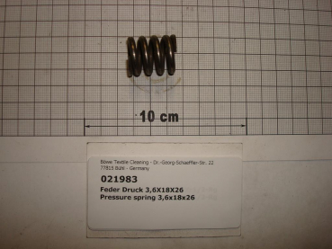 Druckfeder,3,6x18x26mm,Ladetür,P/M21-30,P470,Si70,M70