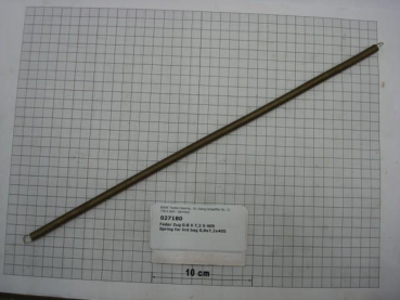 Tension spring,0,8x7,2x405mm,for lint bag