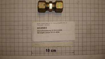 Screw connection,straight,12x12mm,galvanized,DIN2353