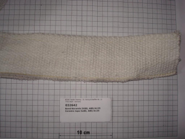 Ceramic tape,80x5mm,till 1100°C,A80,A125
