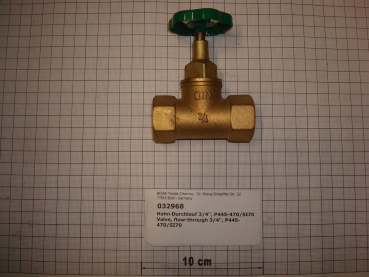 Straightway valve,3/4",w.hand wheel,teflongasket,P445,P470,SI70