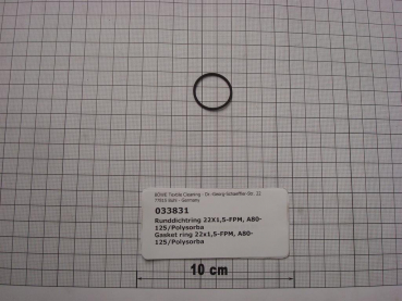 Gasket,round,22x25x1,5mm,o-ring,viton,FPM,A80,A125,Polysorba