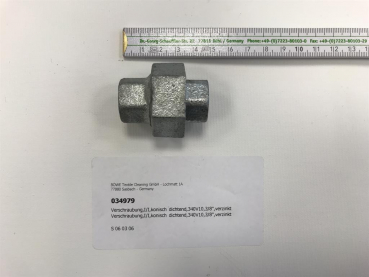 Screw connection,I/I,conical sealing,340V10,3/8",galvanized