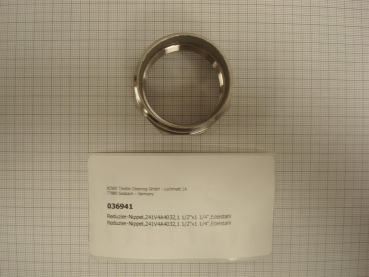 Reducing nipple,241V4A4032,1 1/2"x1 1/4",stainless steel