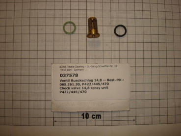 Check valve,14,8mm,P422,P445,P470