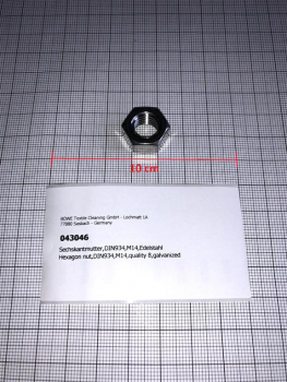 Hexagon nut,DIN934,M14,quality 8,galvanized