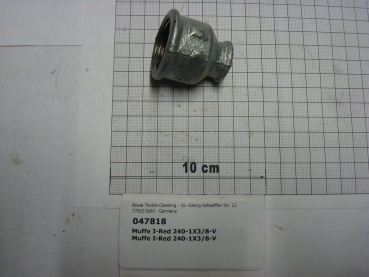 Reducing socket,240V2510,I/I,1"x3/8",galvanized