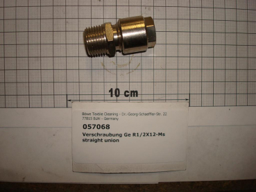 Screw connection,straight,1/2"x12mm,brass,DIN2353,P5100,SI70