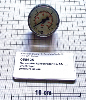 Pressure gauge,0-16 bar,1/4",dia50mm