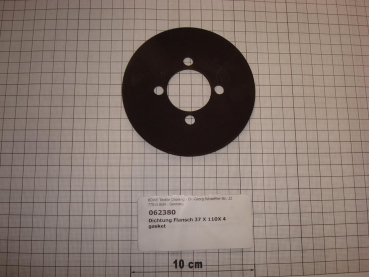 Gasket,round,37x110x4mm,4-holes,P470,SI70