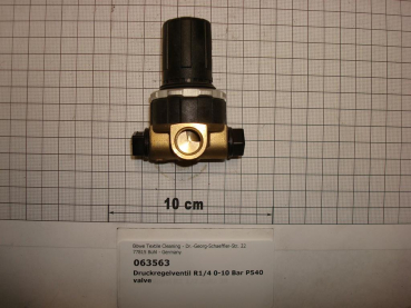 Pressure control valve,1/4",0-10 bar,maintenance unit