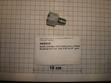 Reducing socket,246V1008,I/O,3/8"x1/4",galvanized