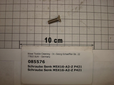 Countersink screw,DIN965,M5x16mm,A2 stainless steel
