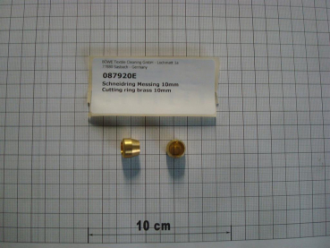 Clamping ring brass 10mm