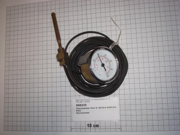 Remote thermometer,0-60°C,M14x1,5mm,100mm length,4500mm measurement connection,SI150