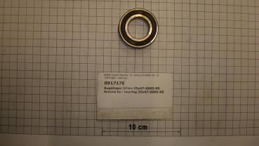 Grooved ball bearing,25x47x12mm,P360