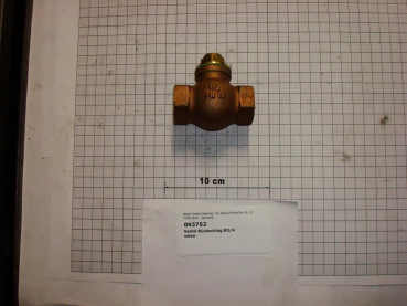 Check valve,DN20,3/4",red brass,viton gasket,P445