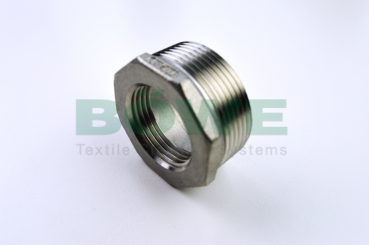 Reducing nipple,241V4A4025,1 1/2"x1",stainless steel