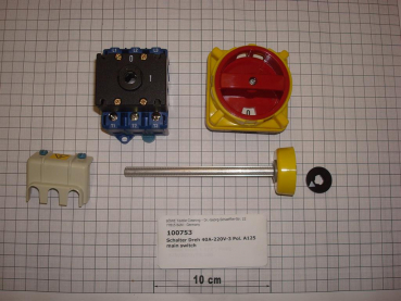 Main switch,40A,220V-3-pole,A125