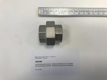 Screw connection,I/I,conical sealing,340V4A20,3/4",A4,stainless steel