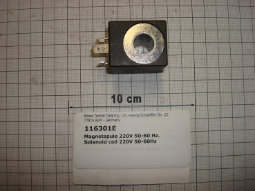 Solenoid coil 220V 50-60Hz for valve 116039+040