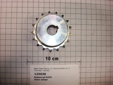 Chain wheel,self-cleaning button trap,Dia16x74,5mm,P470,SI70,P564,P5100