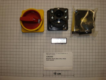 Main switch,25A-3-pole,P422