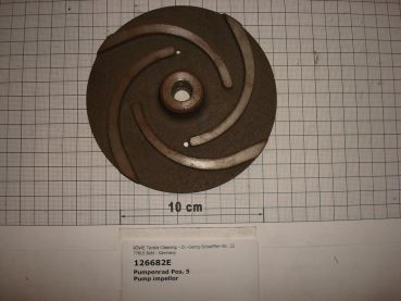 Pump wheel,M12/13x120x24mm,4 floods,solvent pump,FF(123536)