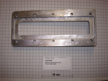 Flange for tank sight glass,square,10-holes,tank,P422