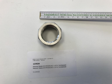 Reducing nipple,241V4A3225,O/I,1 1/4"x1",A4,stainless steel