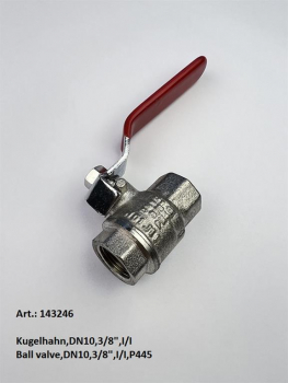 Ball valve,DN10,3/8",I/I,stainless steel