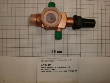 Shut-off valve 1 1/4"-12