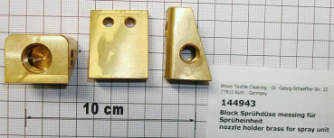 Nozzle holder brass for spray unit