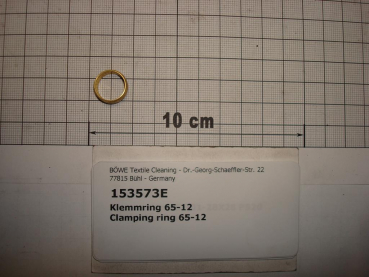 Clamping ring 12mm for clamping union,65-12