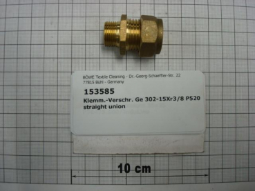Compression fitting,straight,screw-in,302-15x3/8",male thread